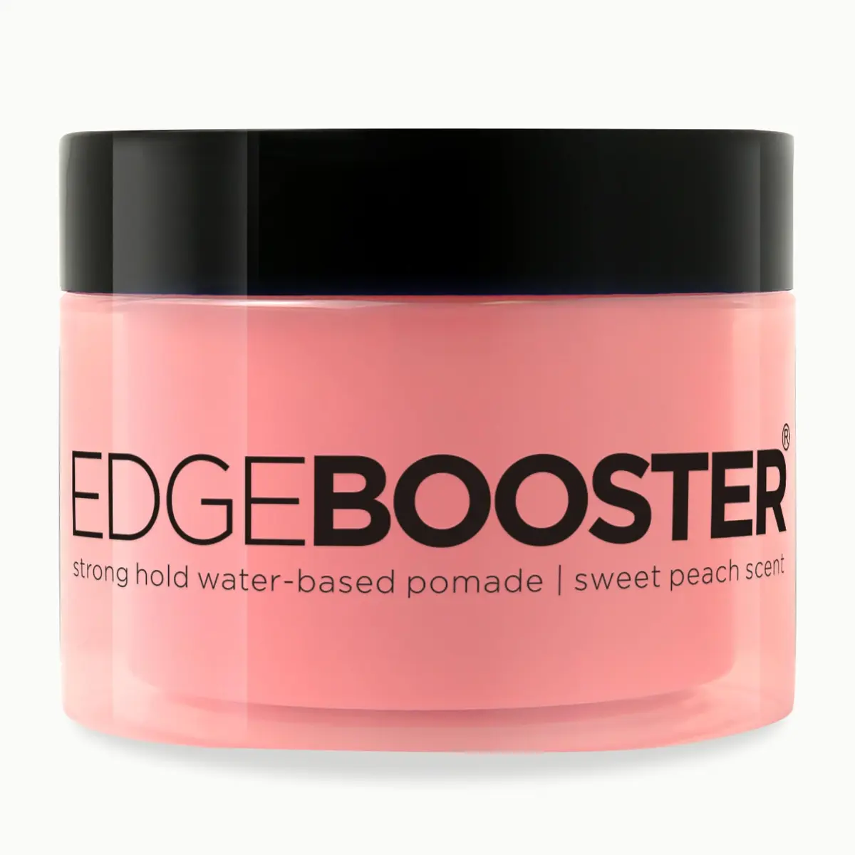 Style Factor Edge Booster Strong Hold Water-Based Pomade | Moisture & High Shine | Long Lasting Edge Control Gel | Sweat Peach, 3.38 oz - main product image