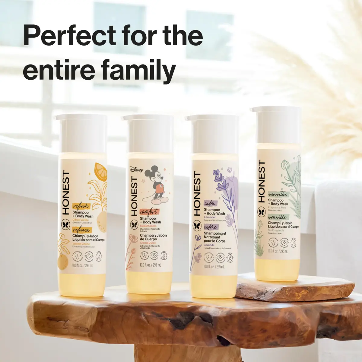 The Honest Company 2-in-1 Baby Shampoo & Body Wash Fragrance-Free Sensitive Skin 295ml (10 fl oz) | Gentle Cleanse for Delicate Skin - view 9