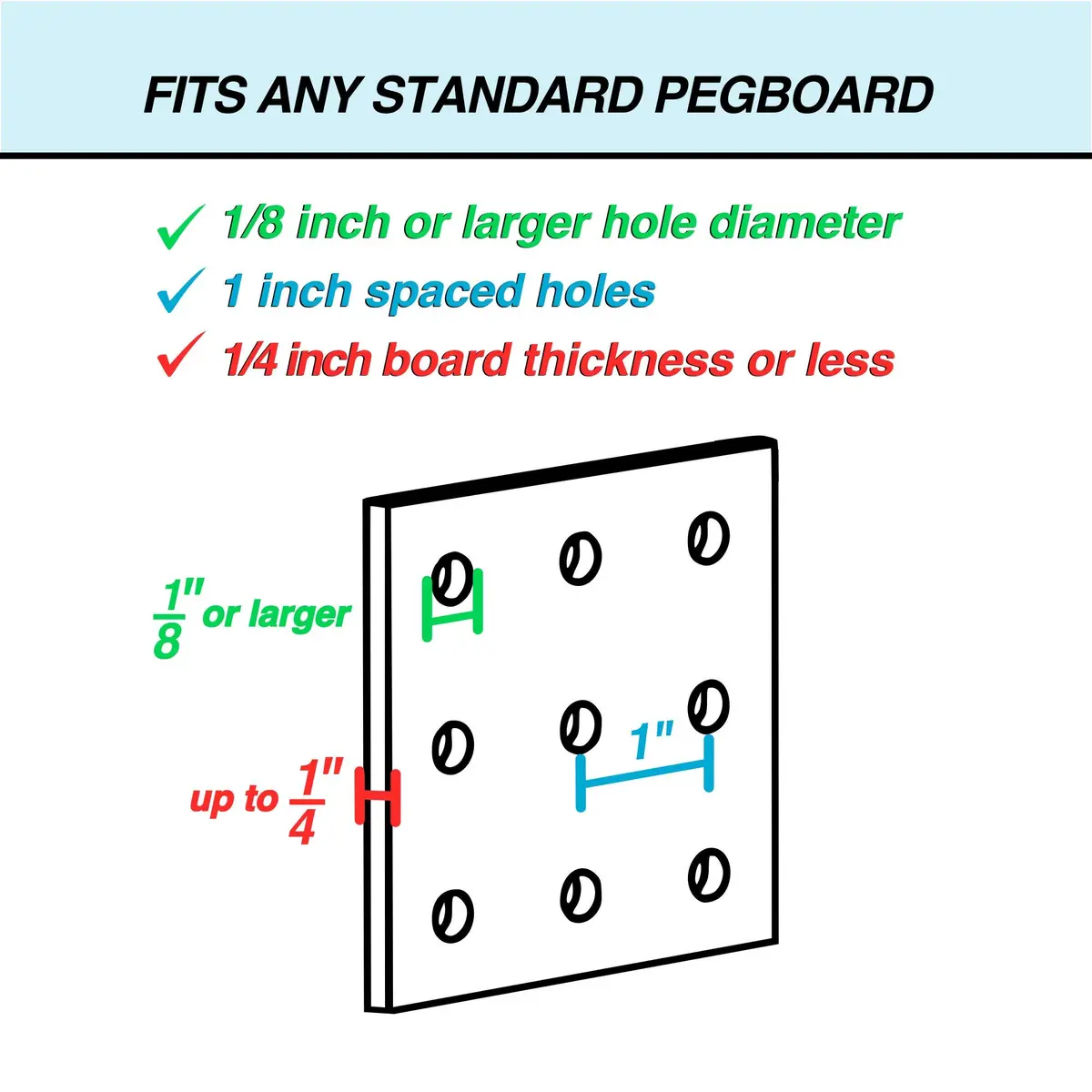 Right Arrange Pegboard Bins - 12 Pack Black | Organize Hardware & Small Parts - view 5