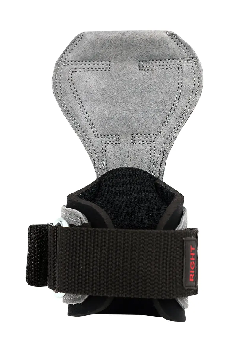 Cobra Grips PRO Charcoal Leather Weight Lifting Gloves with Wrist Wraps - 5.5-8.75" Wrist - view 4