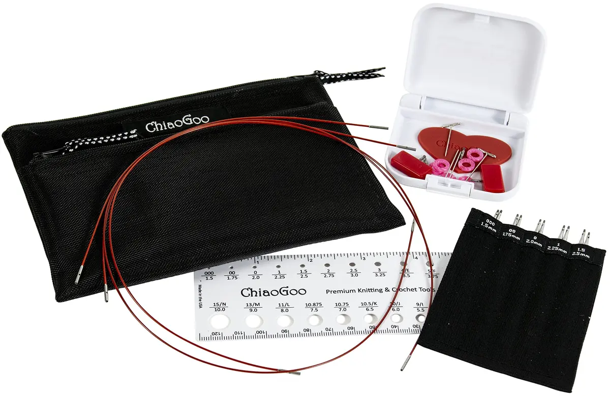 ChiaoGoo Twist SS Mini Set, 10 cm | Interchangeable Lace Needles for Knitting - view 2