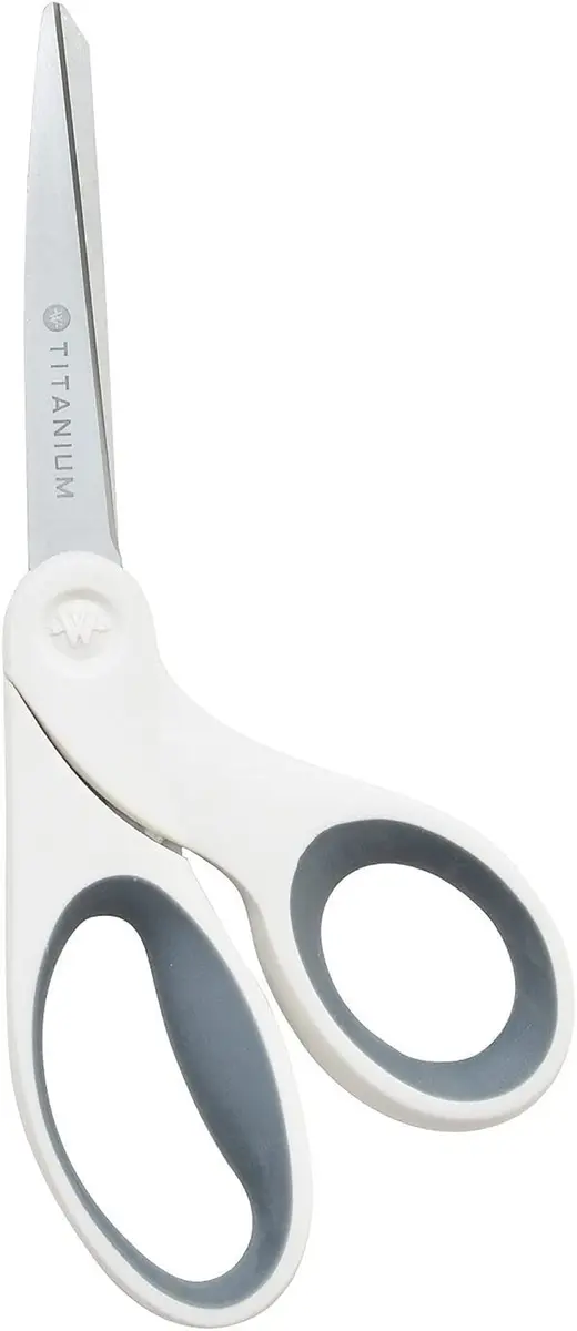 Westcott 8" Bent Craft Scissors with Titanium-Bonded Blades | 20.32 cm (8 inches) - main product image