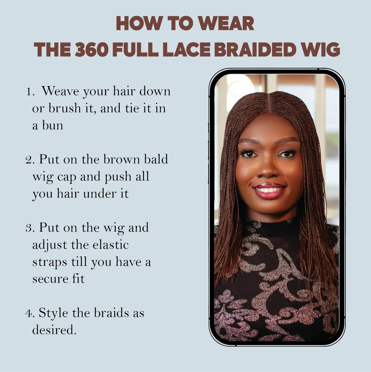 Wow Braids Twisted Wigs, Micro Million Twist Wig - 30/33 Mix, 12 Inches | Realistic, Lightweight & Easy to Style - view 7