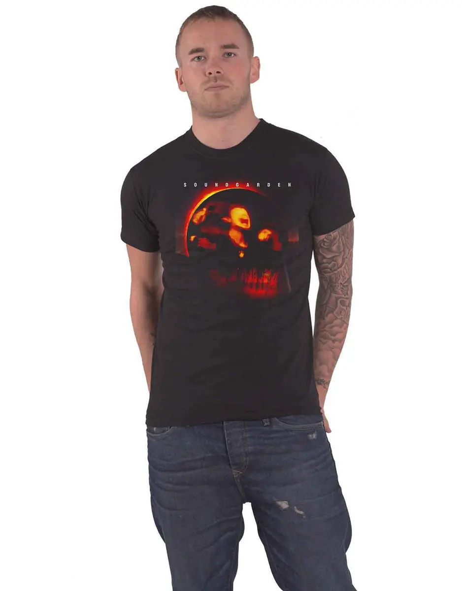 Rock Off officially licensed Soundgarden Superunknown Slim Fit T-shirt Medium Black | Music Fan Favorite - main product image