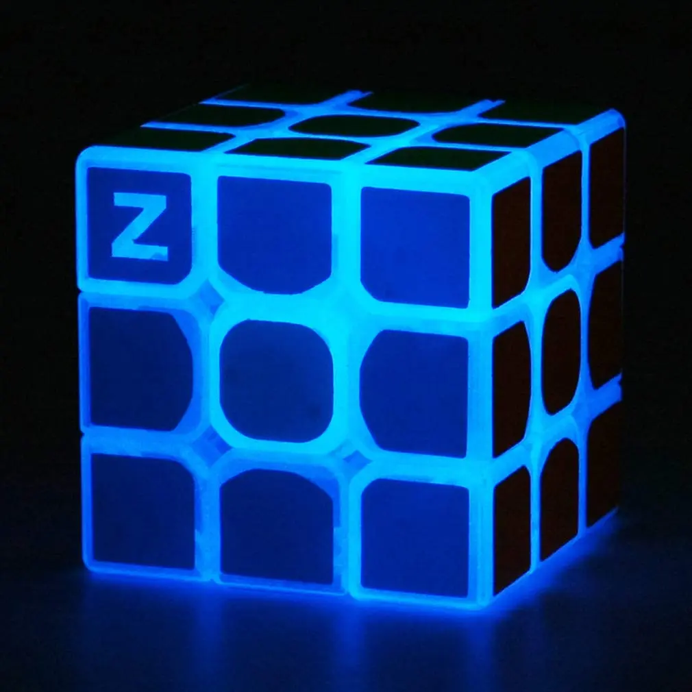 TANCH Fluorescent Speed Cube 3x3 Glow in the Dark | Eco-Friendly, Educational Puzzle for Kids & Adults - view 2
