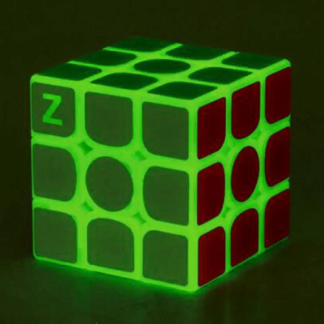 TANCH Fluorescent Speed Cube 3x3 Glow in the Dark | Eco-Friendly, Educational Puzzle for Kids & Adults - view 3