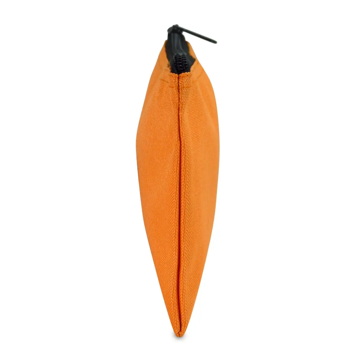 DALIX Orange 2 Pack Polyester Zippered Bank Money Pouch | 27.9 cm (11" Long) x 14 cm (5.5" Wide) - view 3