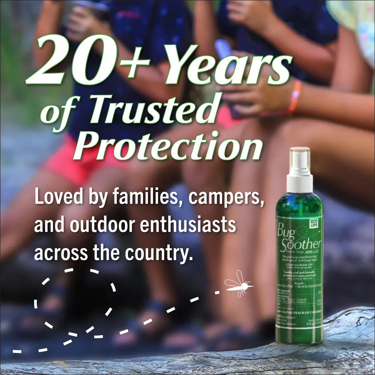 Bug Soother Natural Insect Repellent Spray 473ml (16 Fl Oz) | Plant-Based, DEET-Free, Family-Safe - view 5