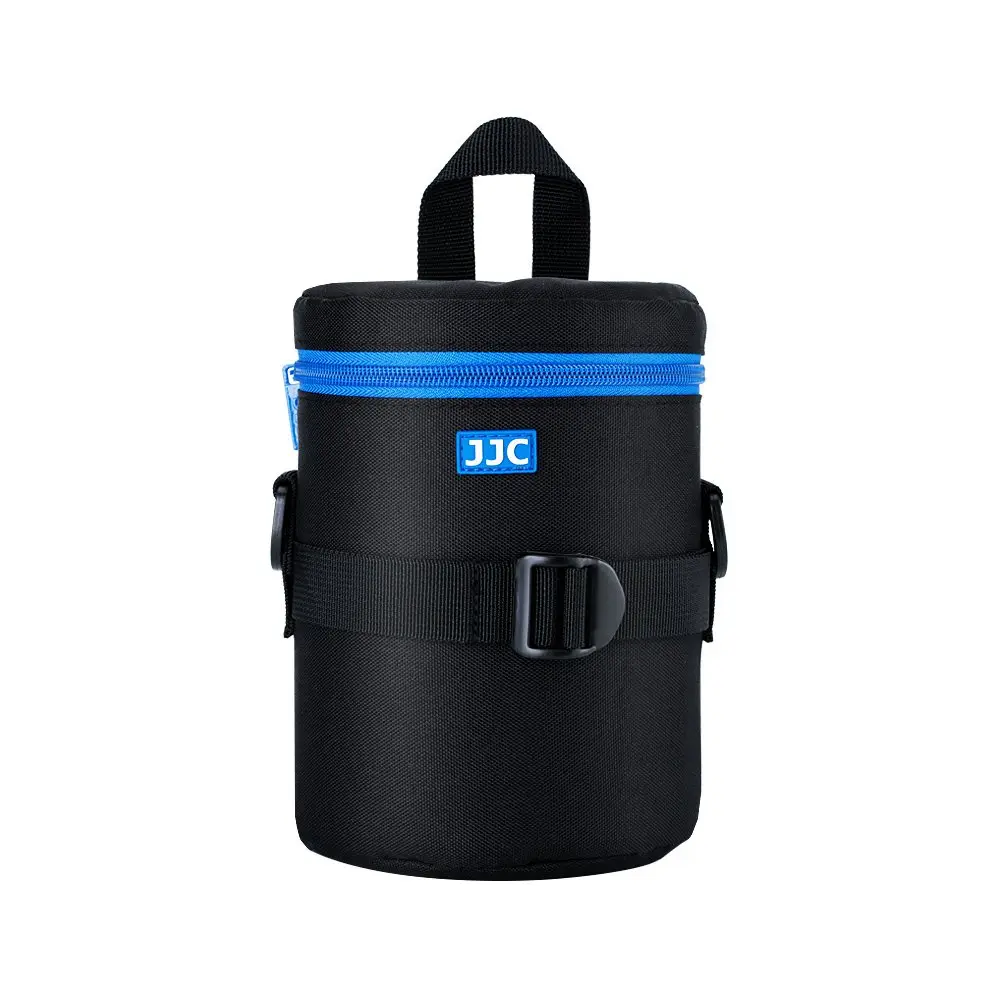 JJC Deluxe Lens Case Pouch Bag for Camera Lens Below 3.9" x 6.5" | Heavy-duty Shock Absorption - main product image