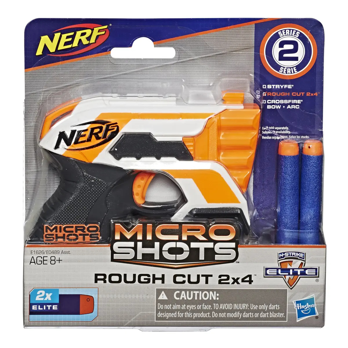 Nerf MicroShots N-Strike Elite Rough Cut 2x4 | Mini Nerf Blaster for Kids & Collectors - view 2