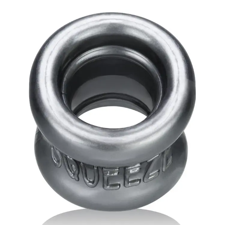 Oxballs Squeeze Ball Stretcher – Thick Blubbery FLEXtpr Ring for Heavy Low-Hangers, All-Day Wear, Steel - view 2