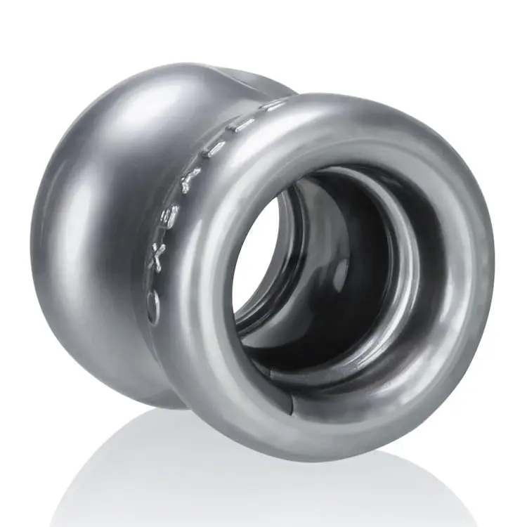 Oxballs Squeeze Ball Stretcher – Thick Blubbery FLEXtpr Ring for Heavy Low-Hangers, All-Day Wear, Steel - view 5