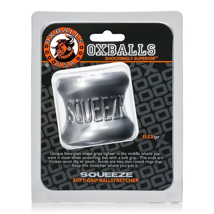 Oxballs Squeeze Ball Stretcher – Thick Blubbery FLEXtpr Ring for Heavy Low-Hangers, All-Day Wear, Steel - view 6