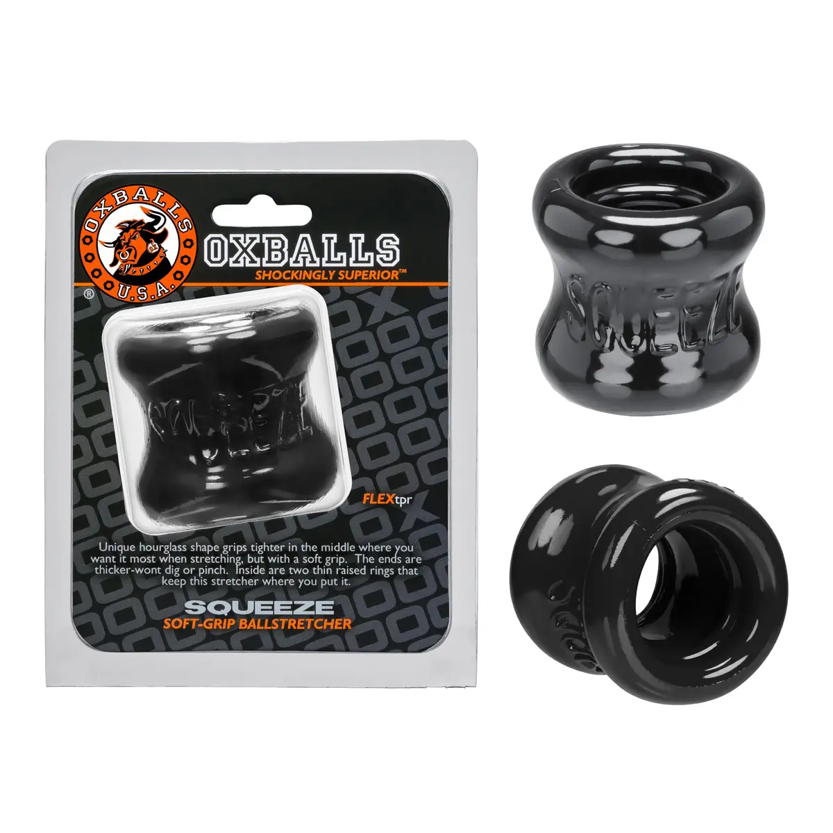 Oxballs Squeeze Ballstretcher 2in | Enhances Stretch & Stamina - main product image
