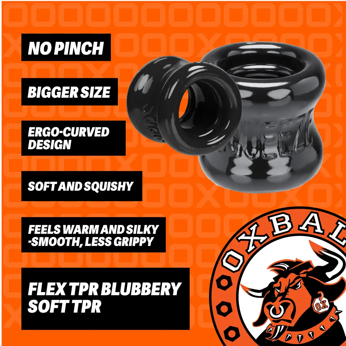 Oxballs Squeeze Ballstretcher 2in | Enhances Stretch & Stamina - view 5