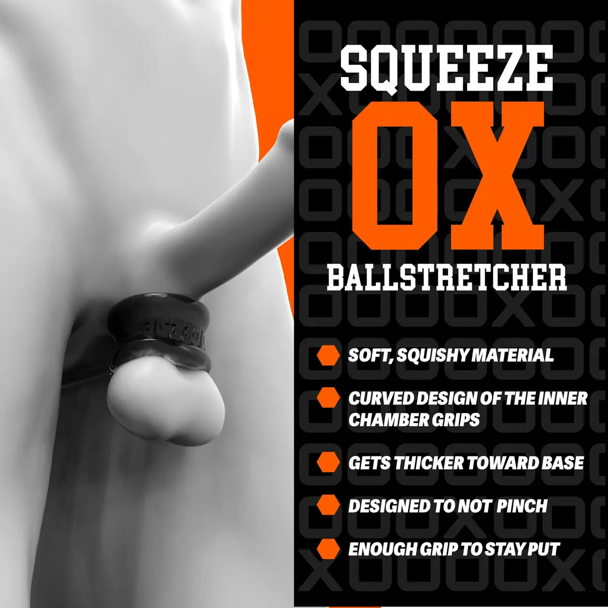 Oxballs Squeeze Ballstretcher 2in | Enhances Stretch & Stamina - view 4