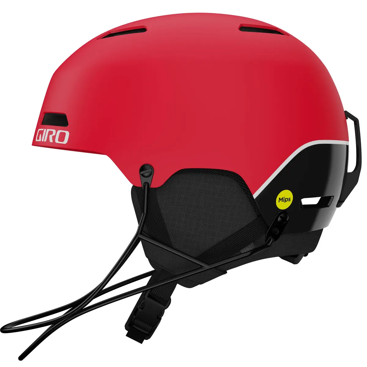 Giro Ledge SL MIPS Snow Helmet - Matte Red (Limited) - Size L (59-62.5cm) | Impact-Absorbing MIPS Helmet for Winter Sports - main product image