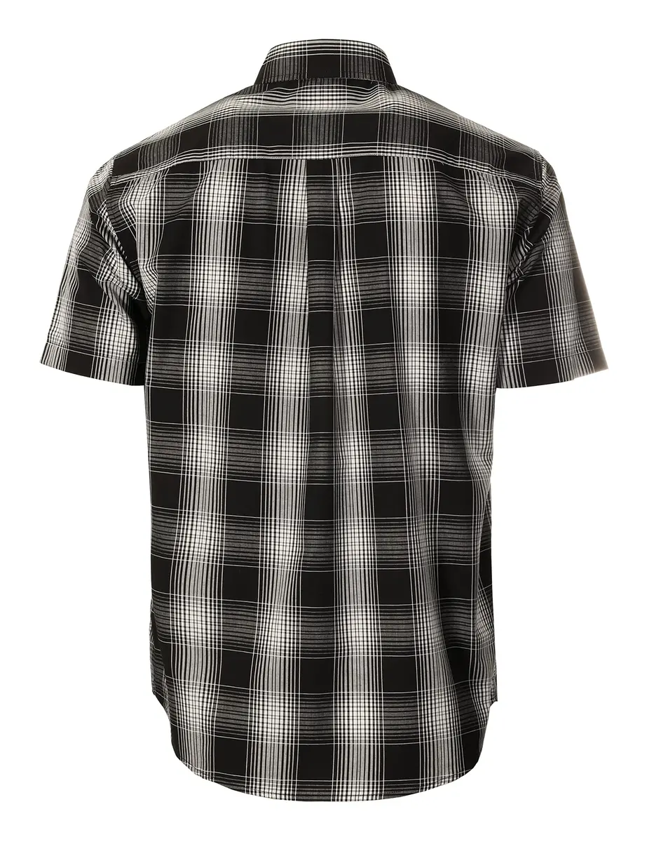 Gioberti Mens Casual Plaid Button Down Short Sleeve Shirt, X Large | Classic Fit Cotton Blend - view 3