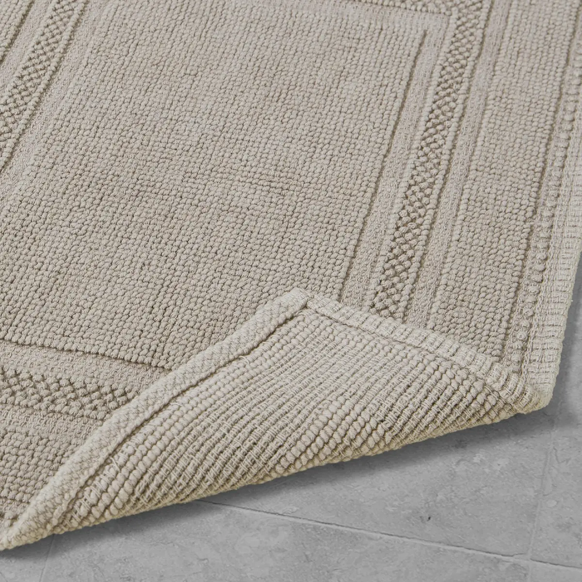 Jean Pierre - Stonewash Racetrack Bath Rug, Cotton, Premium Bathroom Decor, Machine Washable, Highly Absorbent, Measures 21" x 34" - view 4