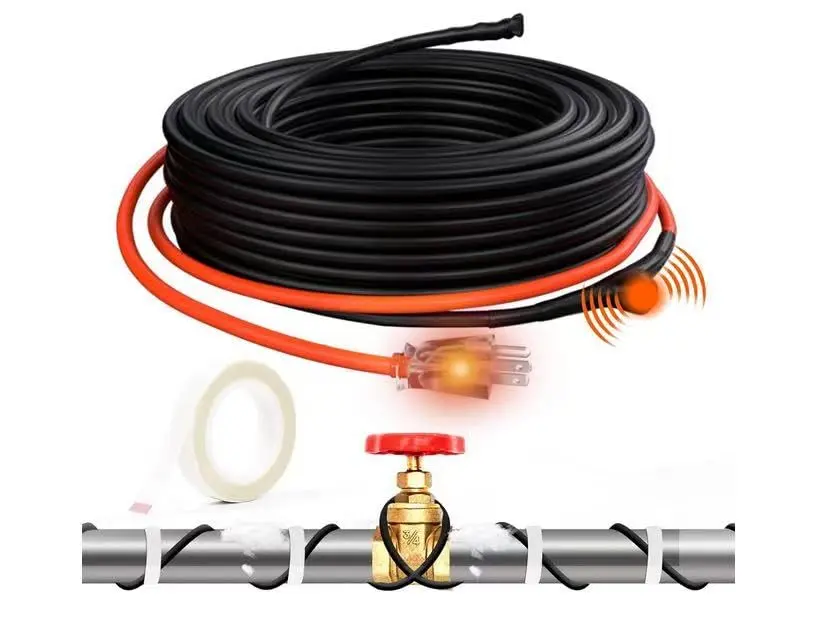 HEATIT 9ft Self-Regulating Heating Cable for Pipe Freeze Protection 3W/FT | Energy-Efficient & Safe - view 2