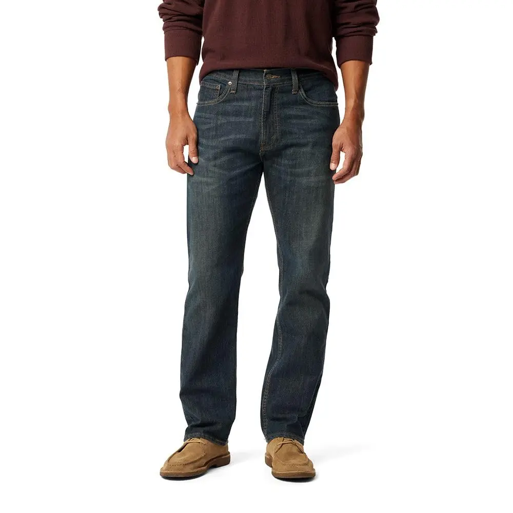 Levi Strauss Signature Gold Men's Regular Fit Flex Jeans 30x32 (76cm x 81cm) | Comfort Stretch Denim for All-Day Wear - main product image