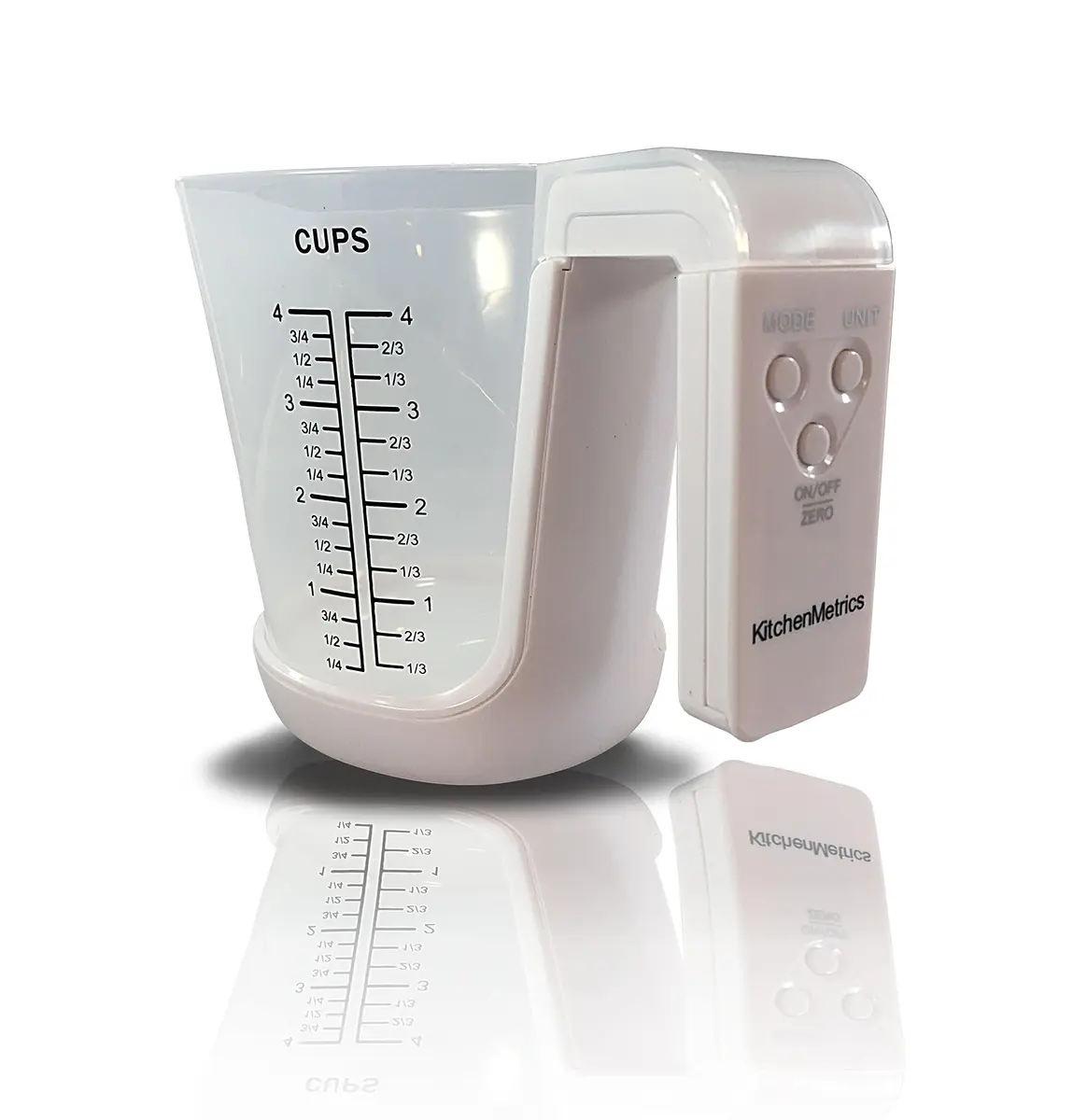 KitchenMetrics Digital Kitchen Scale with 1L Measuring Cup | Accurate Baking & Portion Control - view 6
