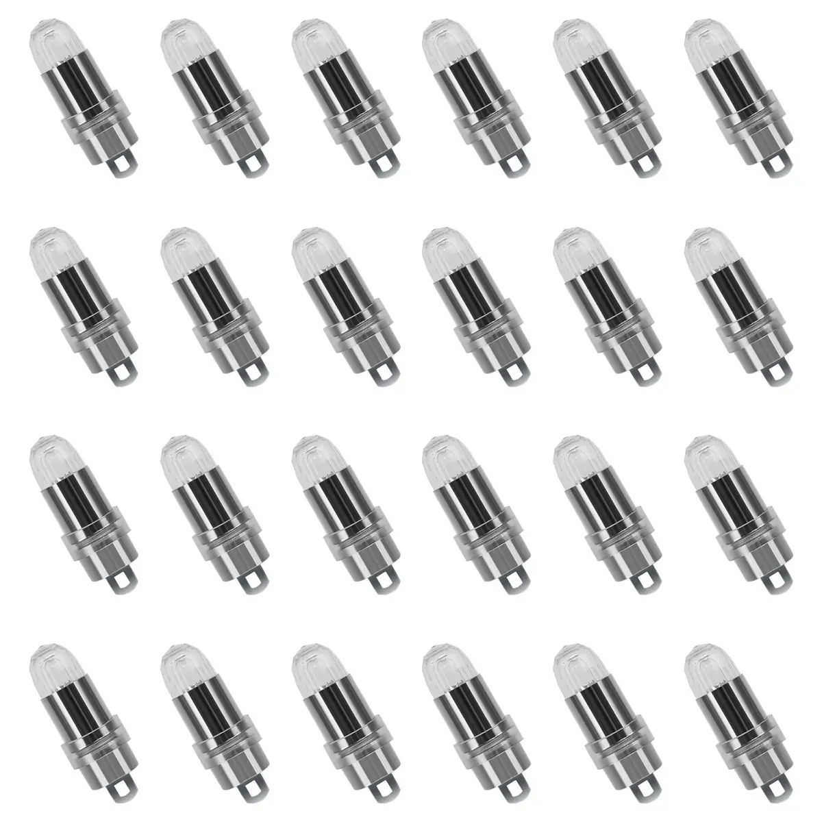 LIHAO Battery Operated LED Party Lights 30-Pack | Warm White, Waterproof, 1.2cm x 3.5cm - main product image