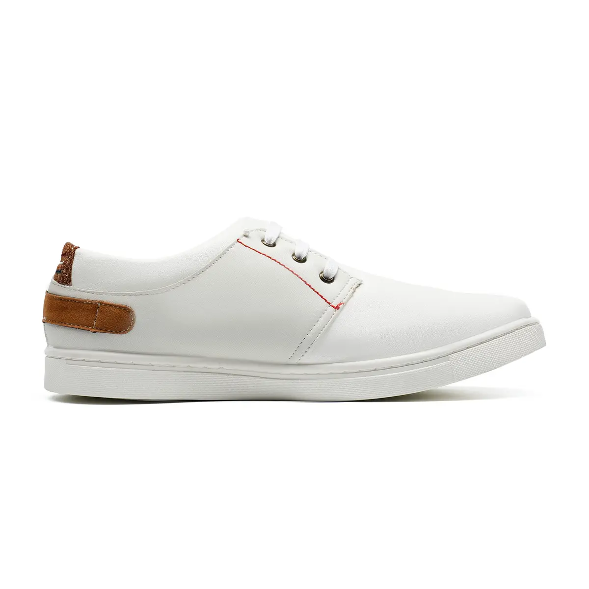 Bruno Marc Men's Fashion Sneakers White 27.5 cm (US 7.5) | Classic Lace-Up Style for Everyday Wear - view 3