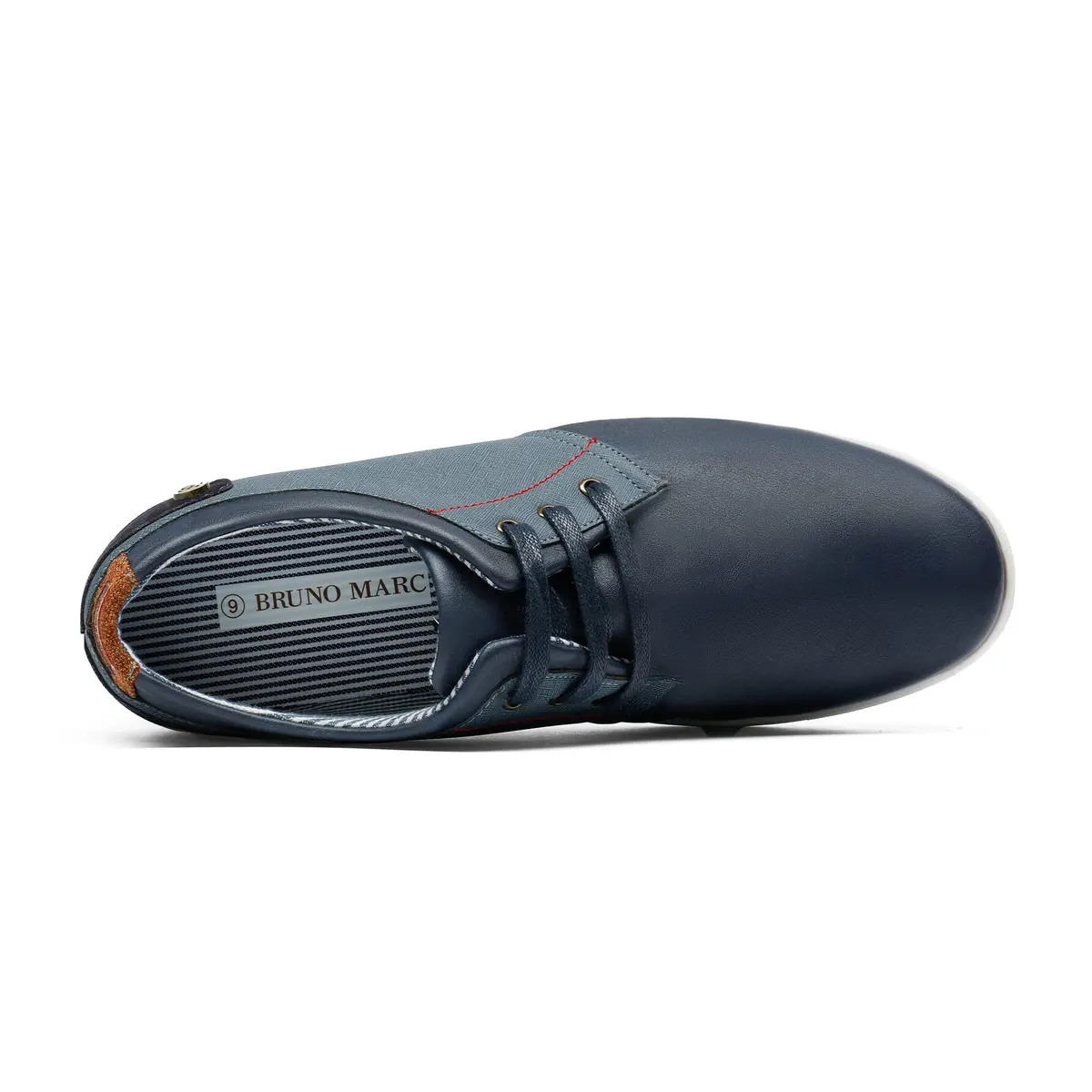 Bruno Marc Men's Fashion Sneakers Navy 6.5 | Classic Casual Comfort with Style - view 6