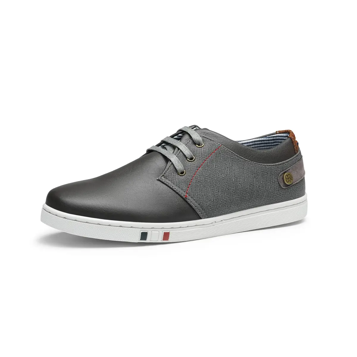 Bruno Marc Men's Fashion Sneakers Grey 25cm (9.7in) | Classic Style & Comfort - main product image