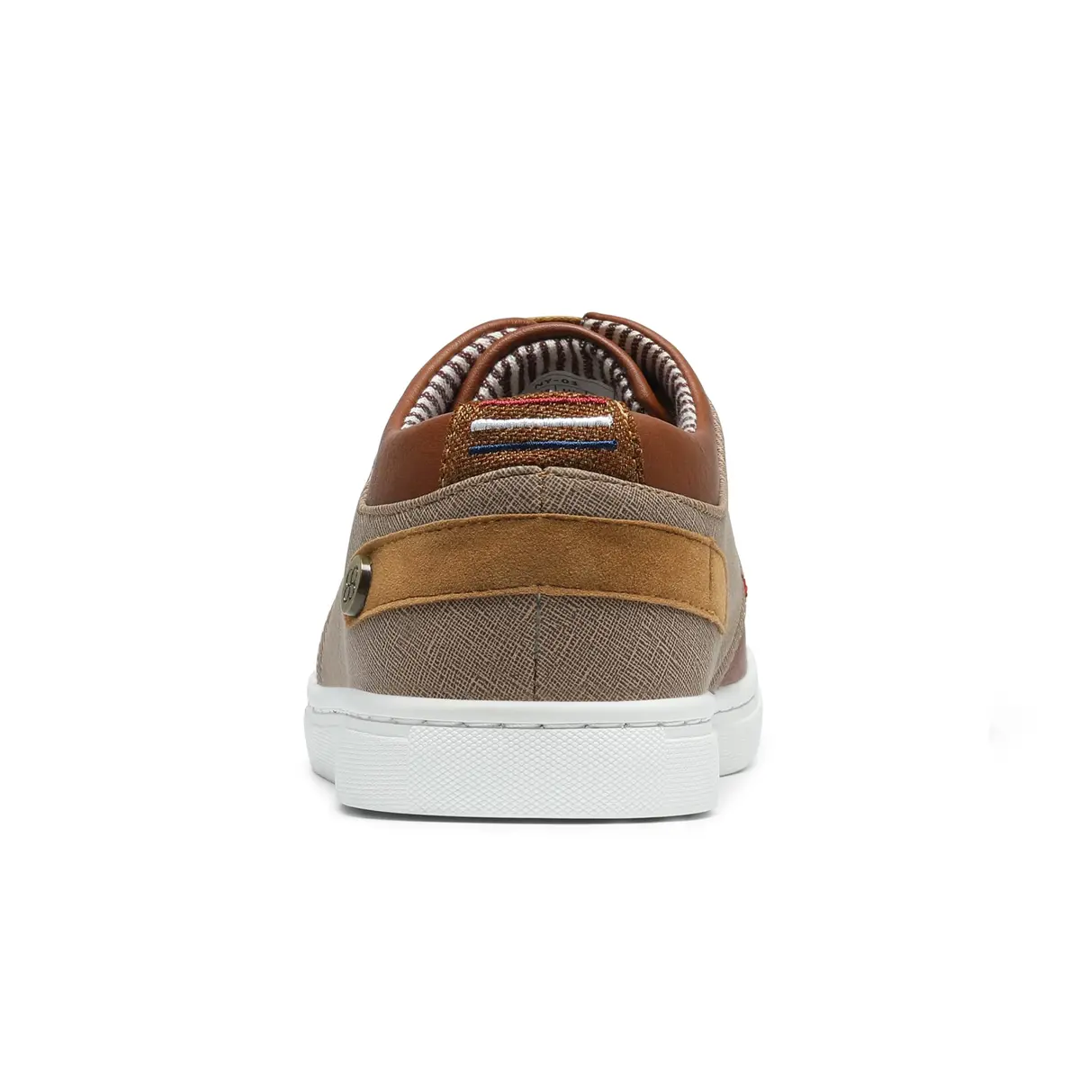 Bruno Marc Men's Fashion Sneakers Tan US 8 (26.0 cm) | Classic Oxford Style Lace-Up Comfort - view 9