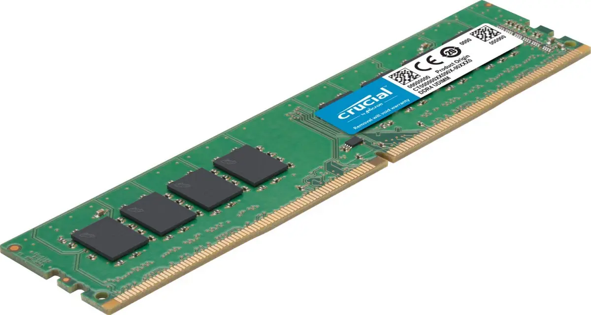 Crucial 32GB Kit (16GBx2) DDR4 DIMM 2666 MT/s | 288-pin Unbuffered Memory for Desktop - view 2