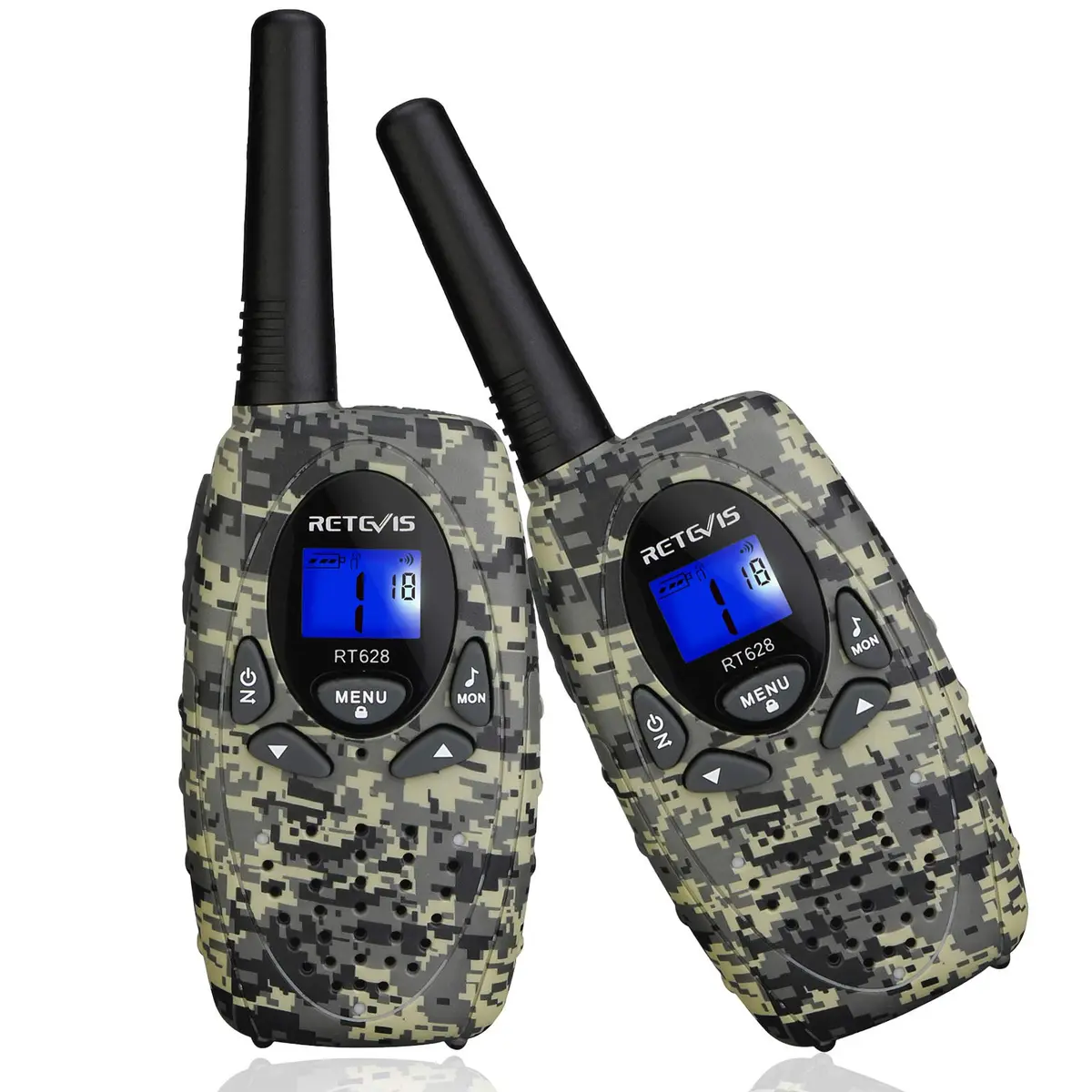 Retevis RT628 Kids Walkie Talkies | Camouflage Two-Way Radios for 4-12 Year Old Boys Girls - main product image