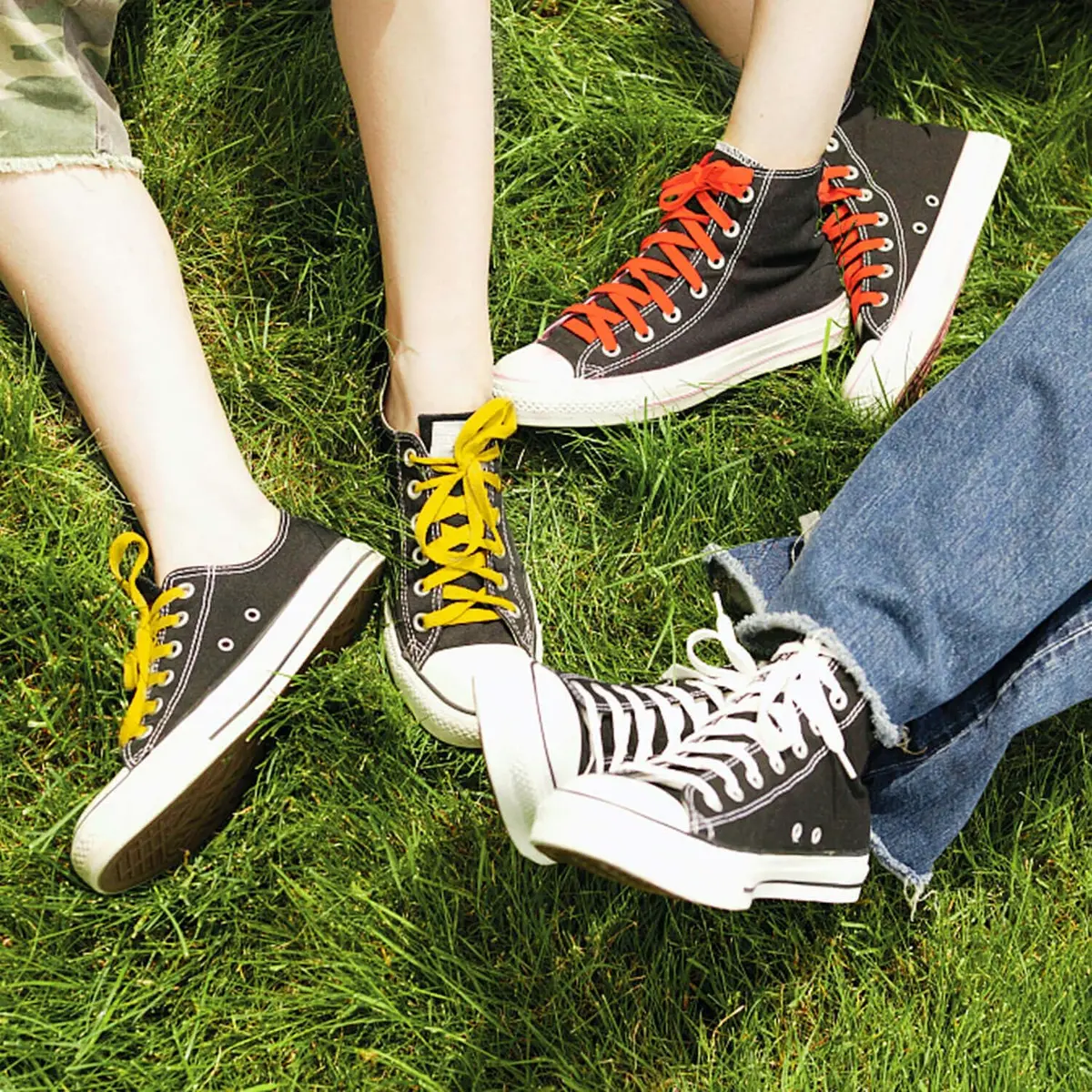 DELELE Flat Sneakers Shoe Laces 79 Inch Black | Durable Polyester for Sneakers & Casual Shoes - view 9