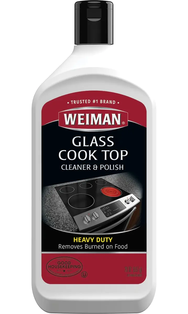 Weiman Ceramic and Glass Cooktop Cleaner and Polish 20 Ounce (591 ml) | Gentle Formula for Streak-Free Shine - main product image