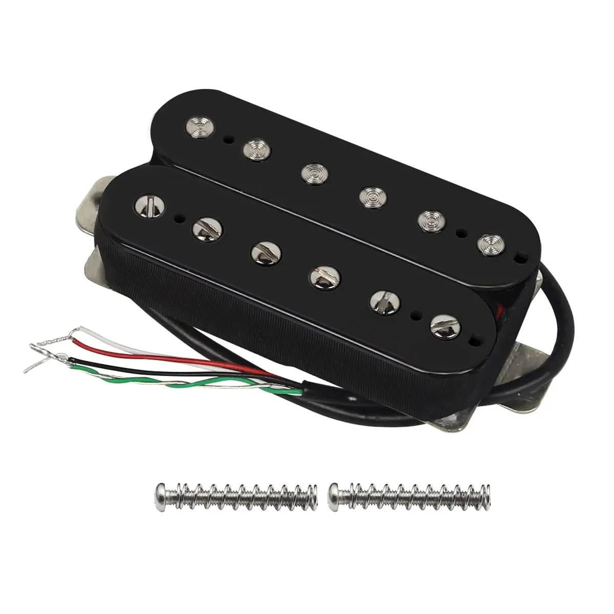 FLEOR Electric Guitar Humbucker Pickups Bridge Alnico 5 Pickup Black | Bridge Position, Fully Wax Potted, 8-9K Resistance - main product image