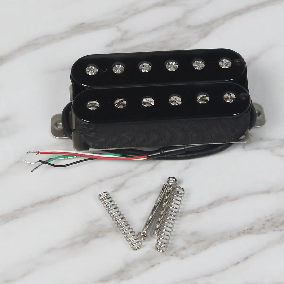 FLEOR Electric Guitar Humbucker Pickups Bridge Alnico 5 Pickup Black | Bridge Position, Fully Wax Potted, 8-9K Resistance - view 6