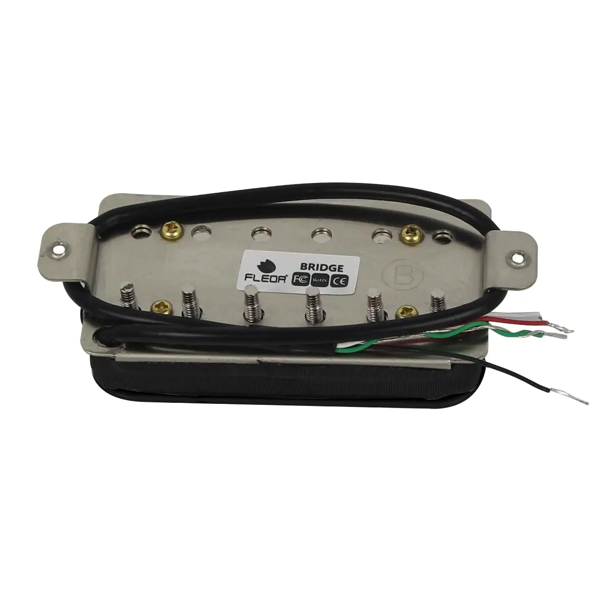 FLEOR Electric Guitar Humbucker Pickups Bridge Alnico 5 Pickup Black | Bridge Position, Fully Wax Potted, 8-9K Resistance - view 3