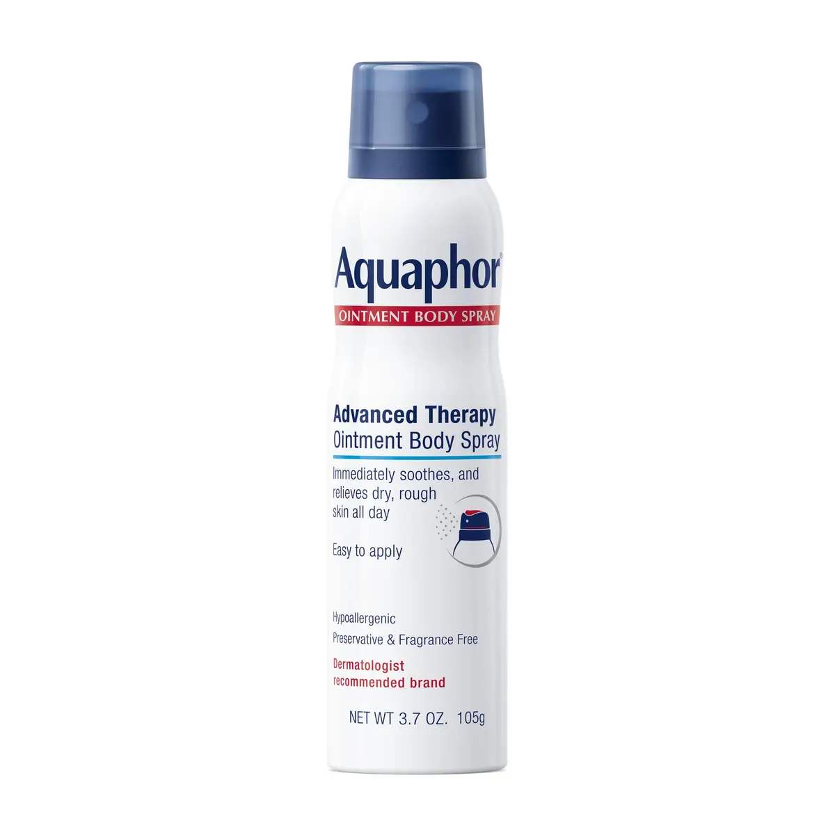 Aquaphor Ointment Body Spray 105ml (3.7 oz) | Clinically Proven Dry Skin Relief - main product image