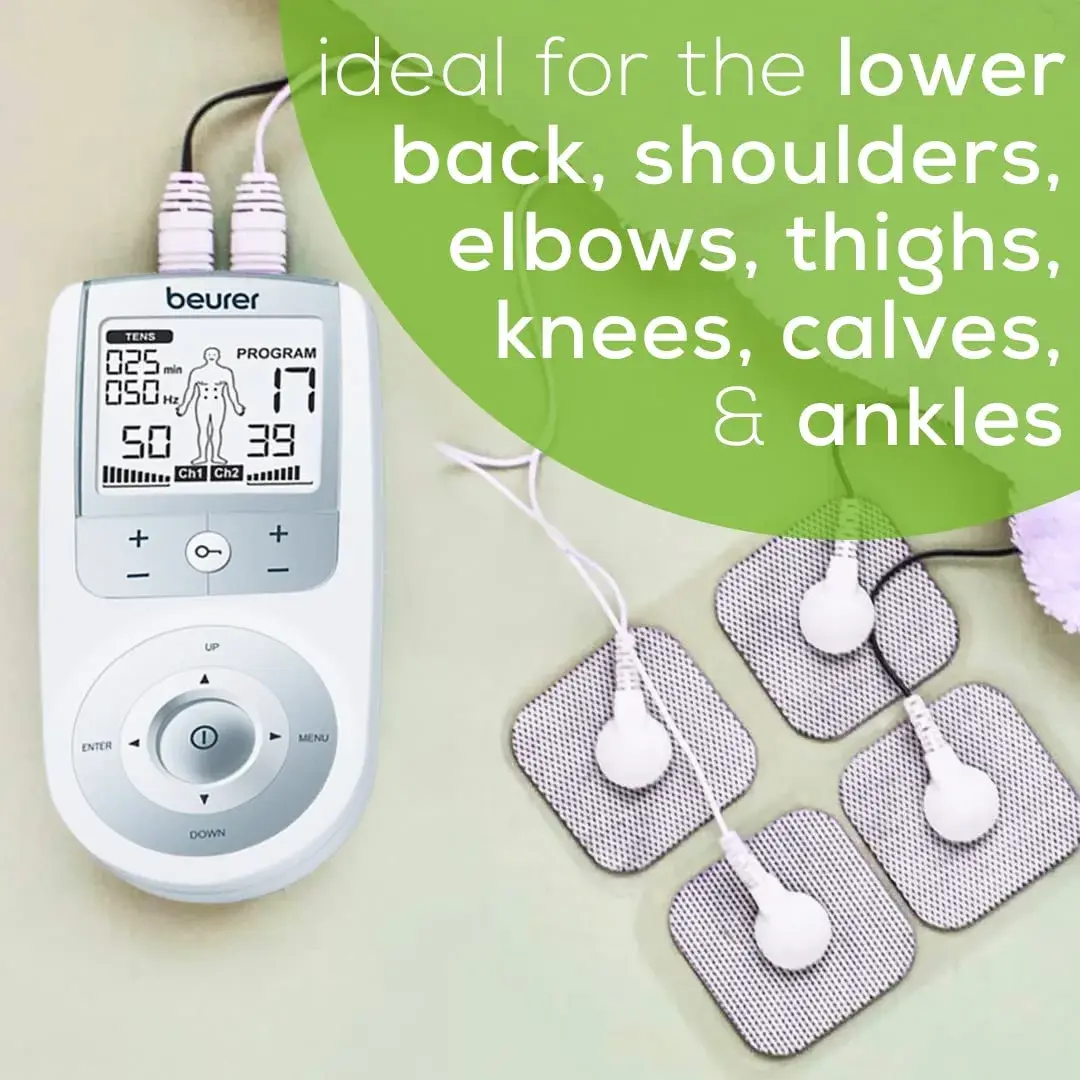 Beurer EM44 TENS Unit Muscle Stimulator with 50 Intensity Levels & 15 Programs | 0.36 kg (0.8 lb) - view 2