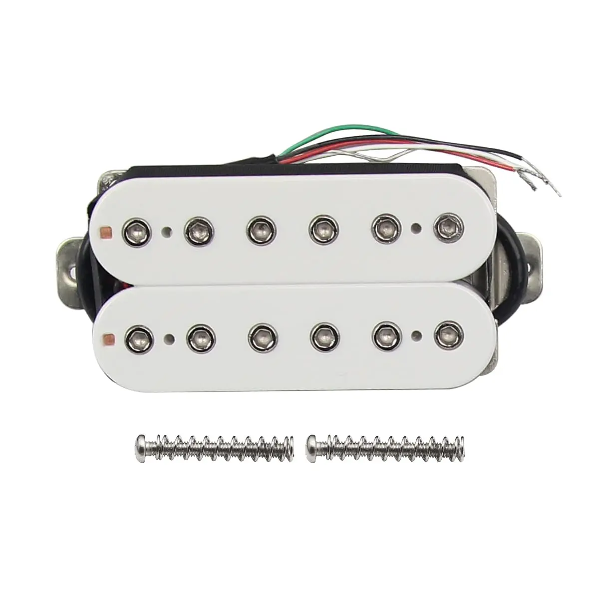 FLEOR Alnico 5 Electric Guitar Bridge Pickup White | Fully Wax Potted Humbucker - view 3