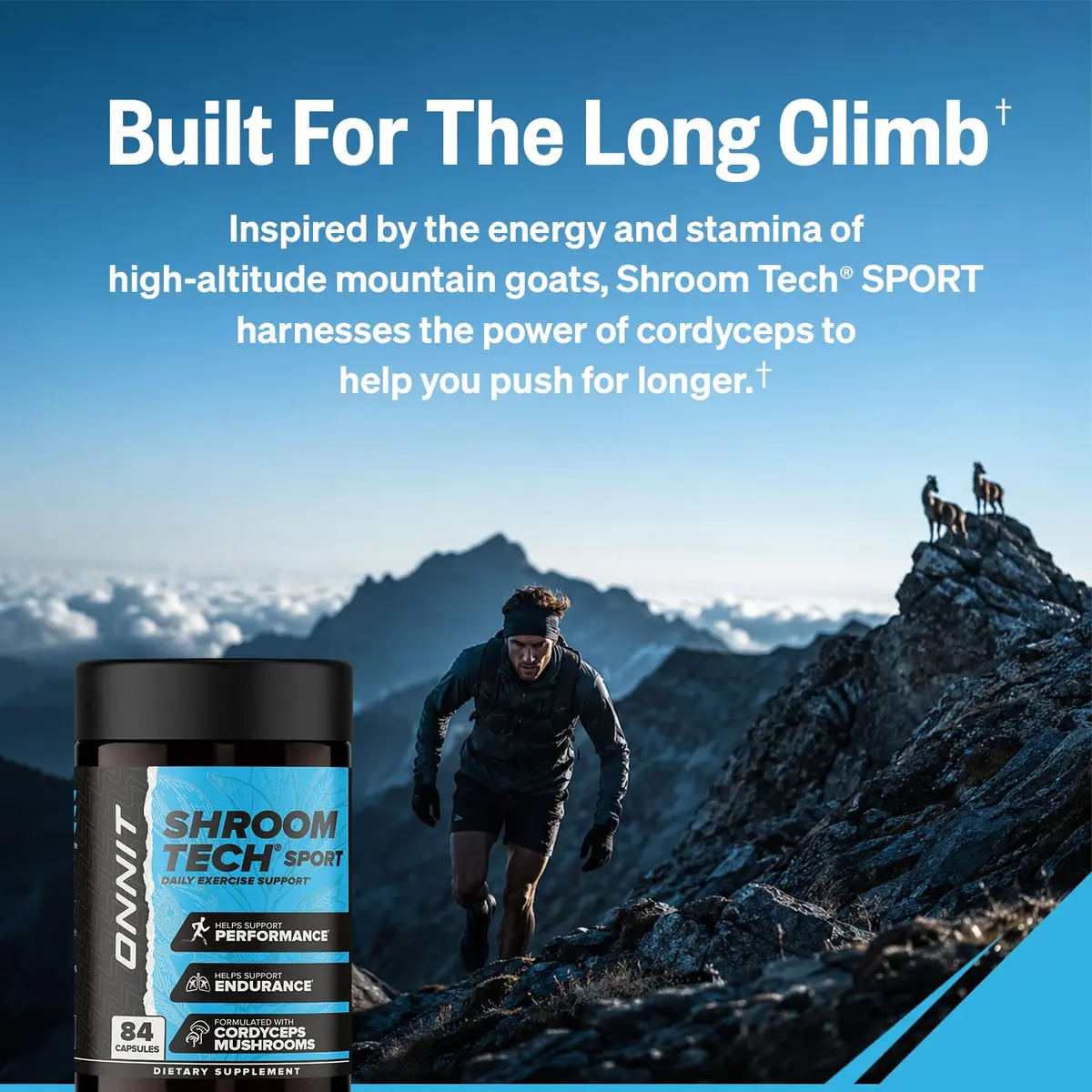 ONNIT Shroom Tech Sport Caffeine-Free Cordyceps Pre-Workout Capsules 28 Count | Supports Exercise Endurance - view 8