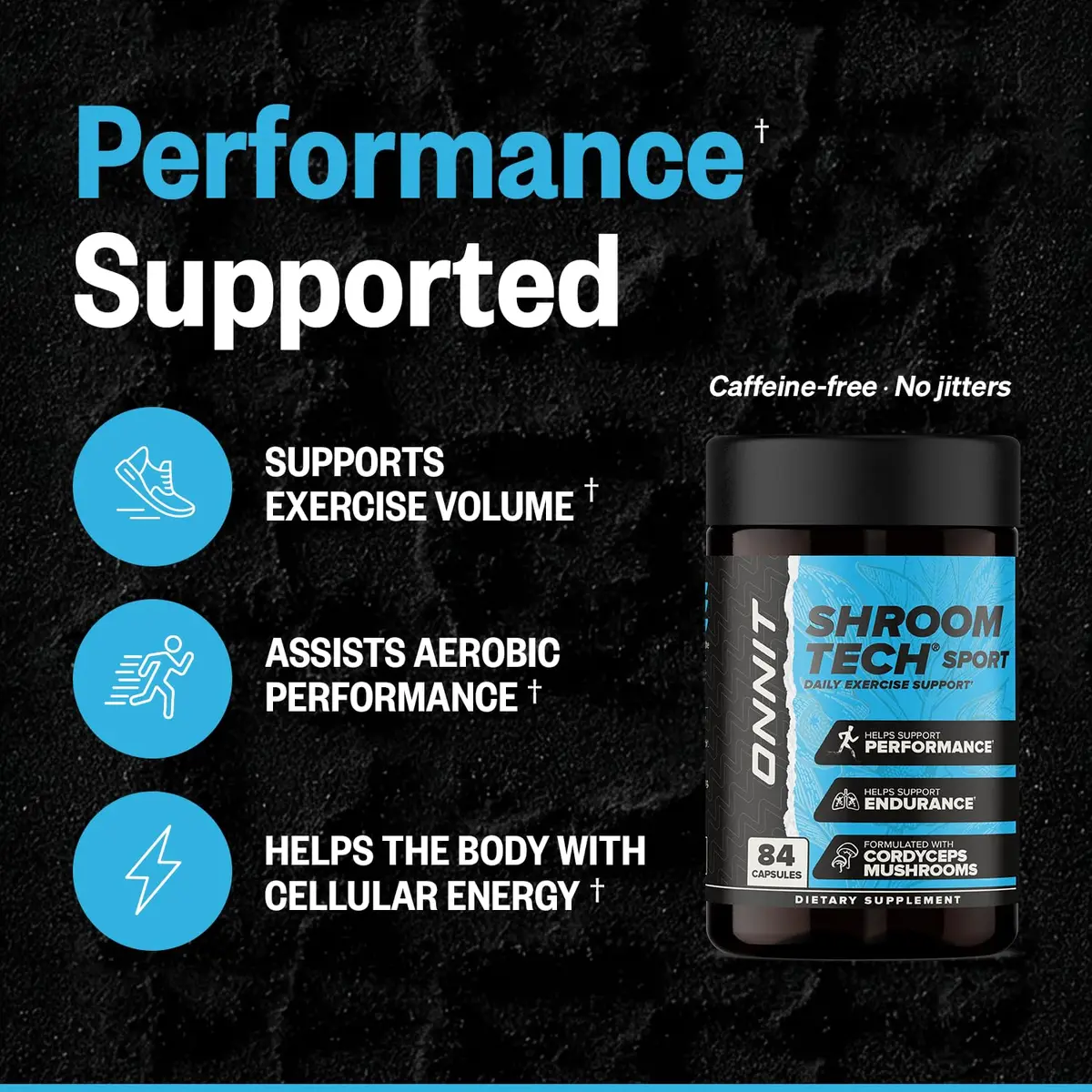 ONNIT Shroom Tech Sport Caffeine-Free Cordyceps Pre-Workout Capsules 28 Count | Supports Exercise Endurance - view 4
