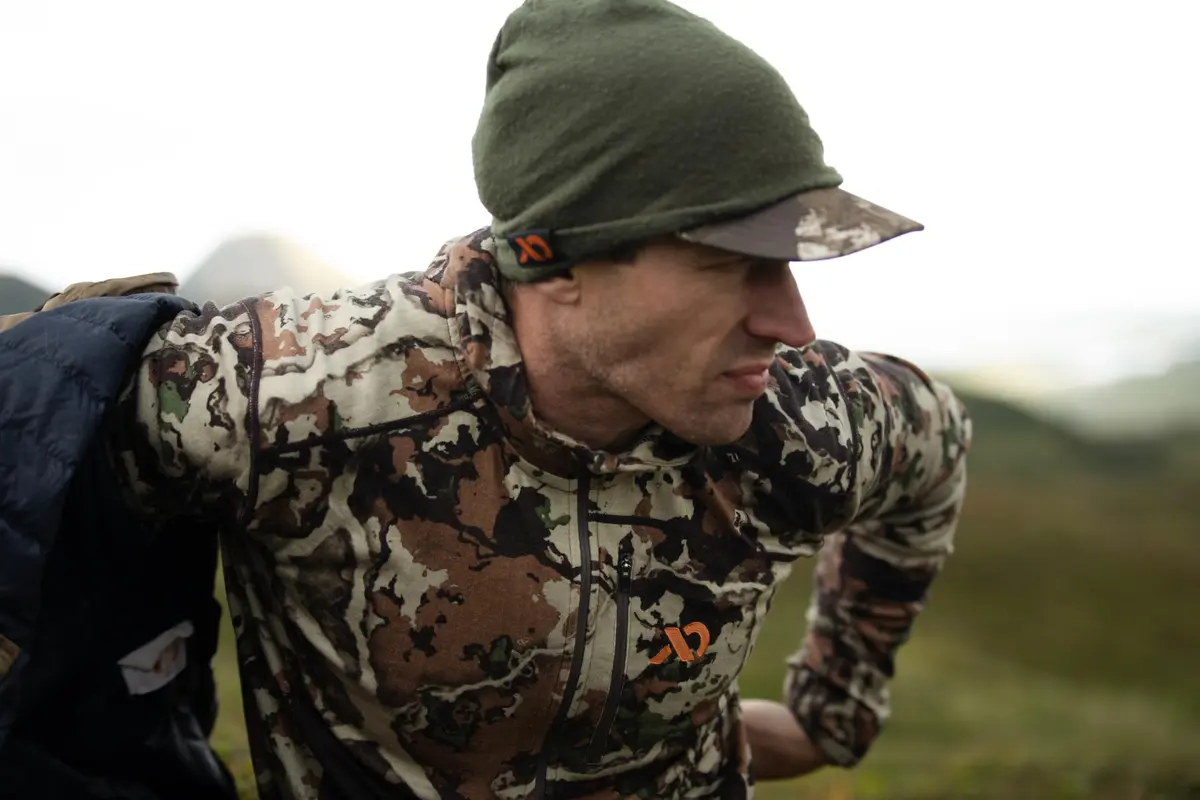 First Lite Tag Cuff Merino Wool Beanie | Conifer | One Size | Heavyweight thermal regulation - view 3