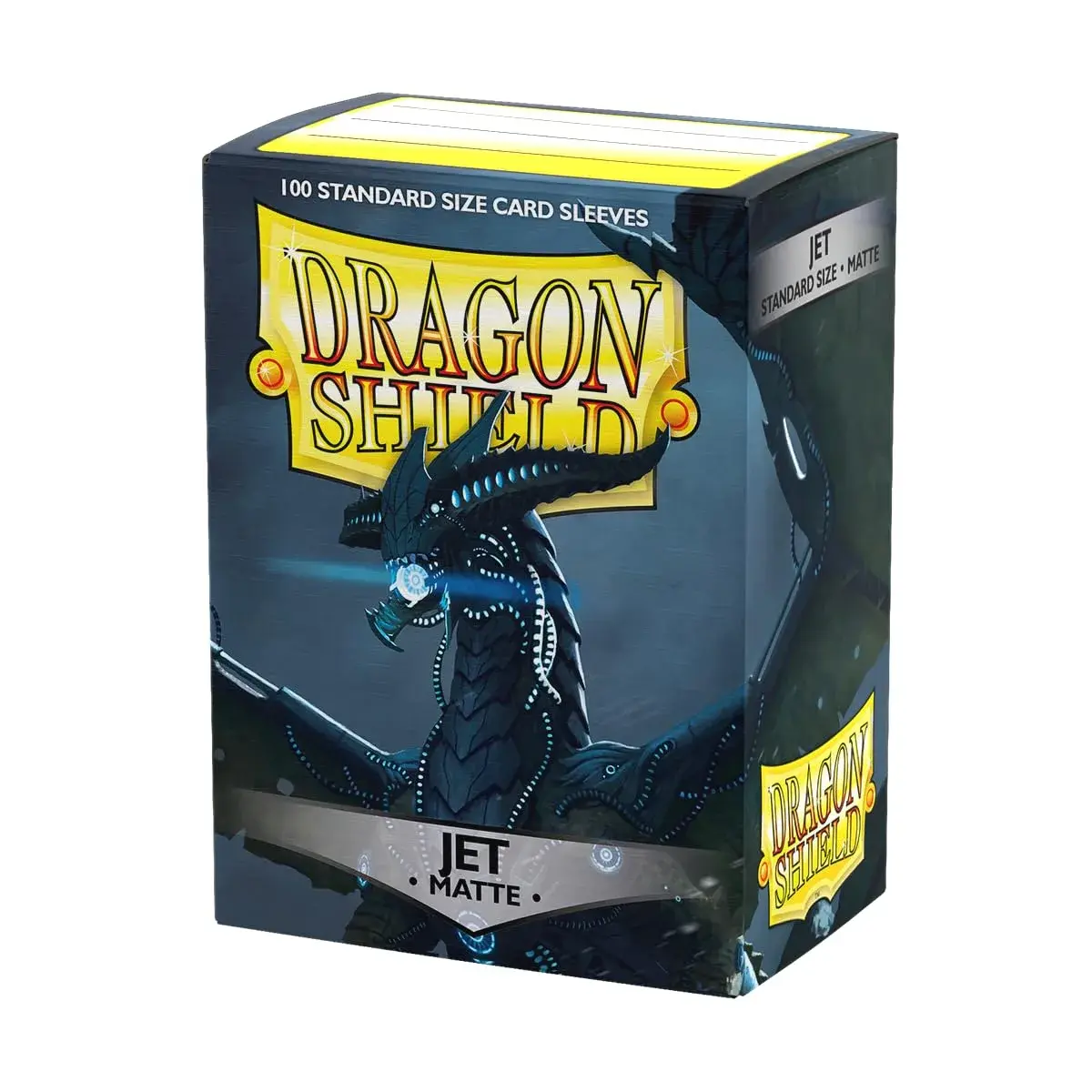 Dragon Shield Standard Size Matte Card Sleeves Jet 100 CT | Protects Cards Up to 63x88mm - main product image