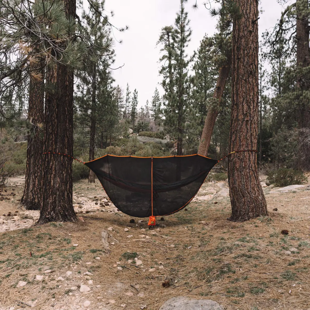 Wise Owl Outfitters SnugNet Hammock Bug Net - Mesh Insect Shield for Camping & Backpacking, Black/Orange | Full Coverage, Ultralight (100-120 chars) - view 7