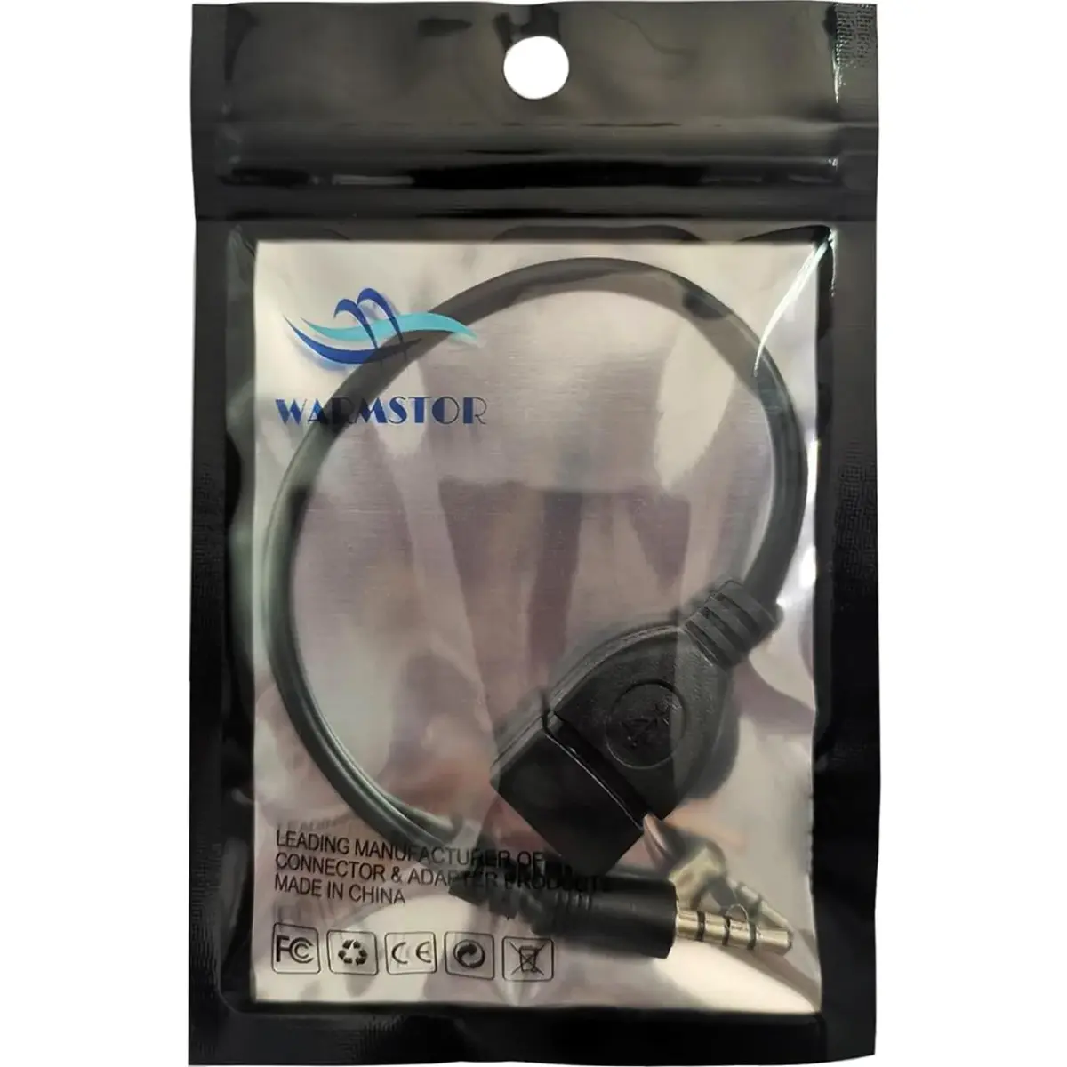 Warmstor 3.5mm AUX to USB 2.0 Female OTG Adapter Cable 20cm (7.9 inch) | Play Music from U-Disk in Your Car - view 7