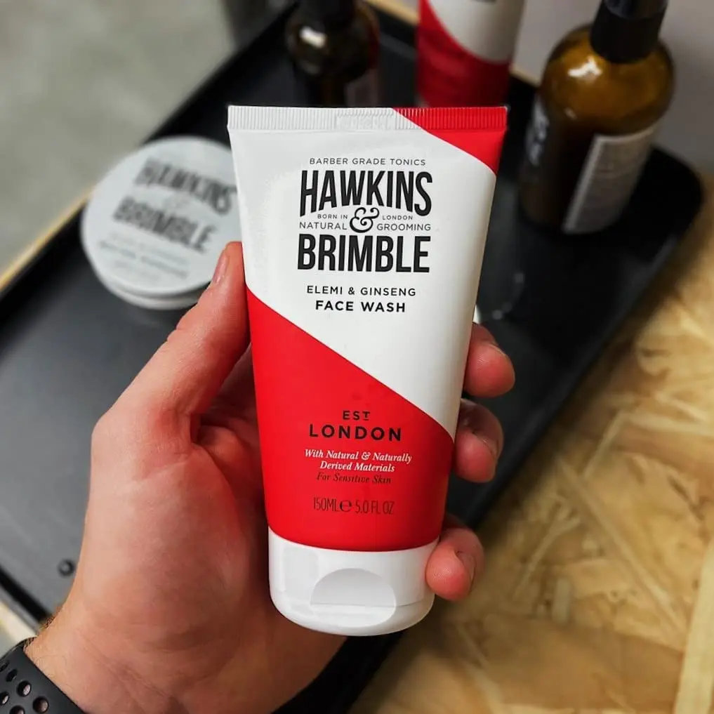 Hawkins & Brimble Mens Face Wash 150ml Aloe Vera for Sensitive Skin | Oil Control & Refreshing - view 6