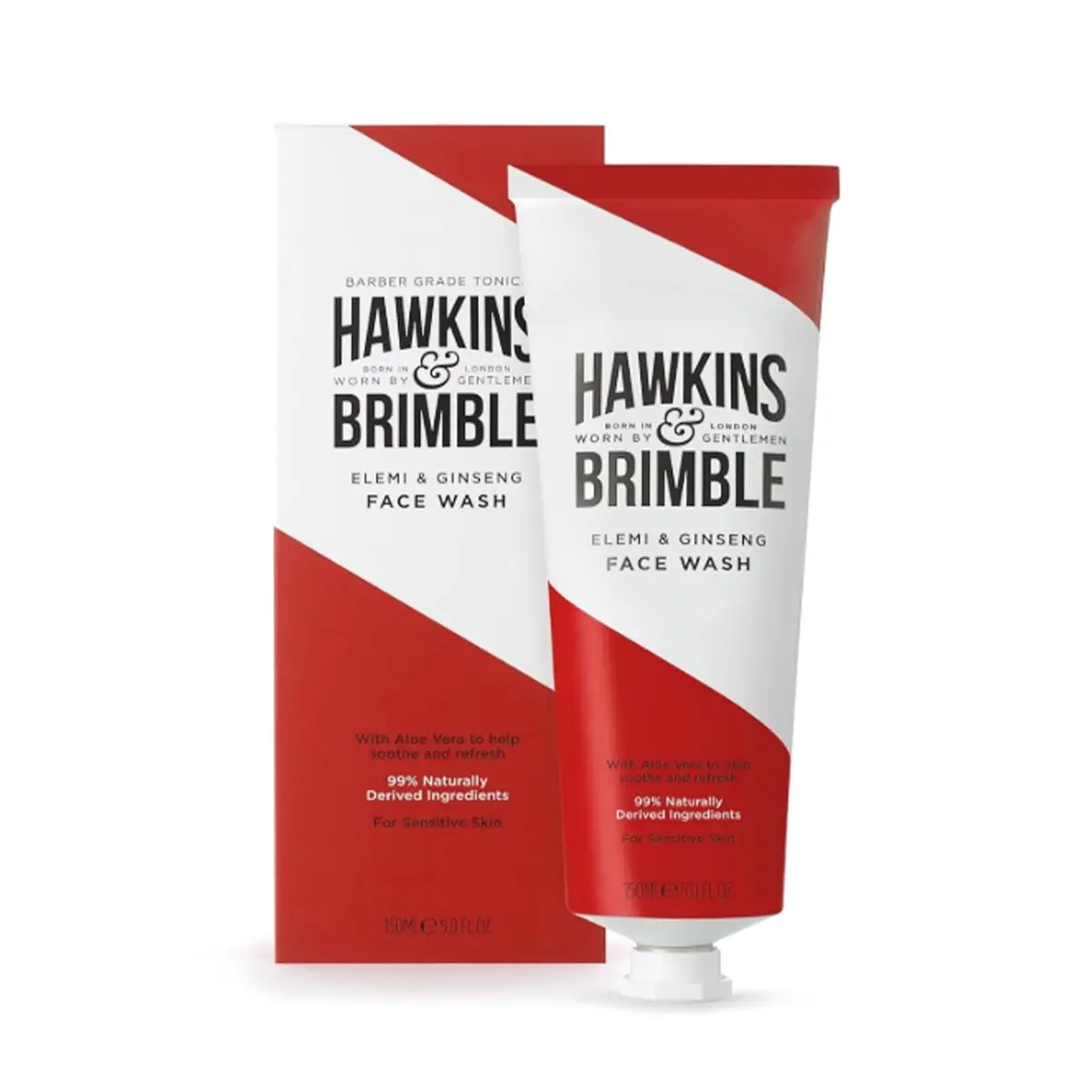Hawkins & Brimble Mens Face Wash 150ml Aloe Vera for Sensitive Skin | Oil Control & Refreshing - view 10