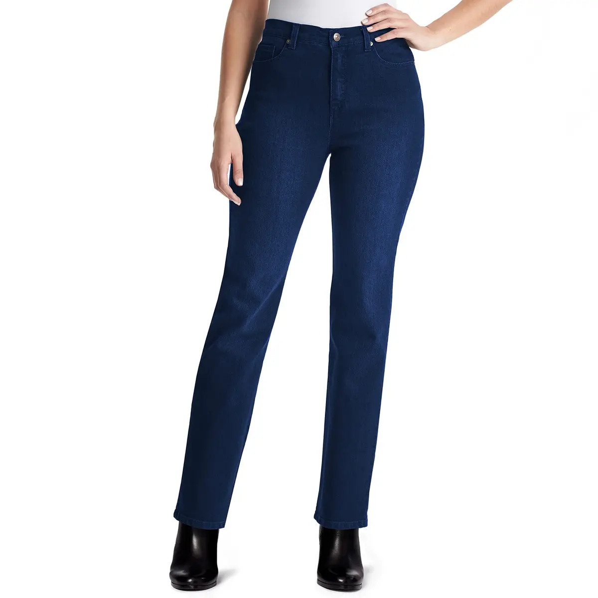 Gloria Vanderbilt Women's Amanda High Rise Tapered Jeans 12 Petite | Classic Casual Fit - main product image